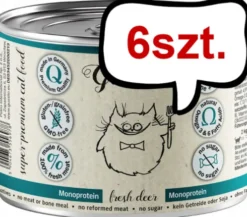 Gussto Fresh Deer Mokra Karma dla kota op. 200g Pakiet 6szt.