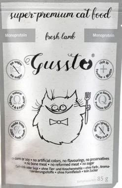 Gussto Fresh Lamb Mokra Karma dla kota op. 85g Pakiet 8szt.