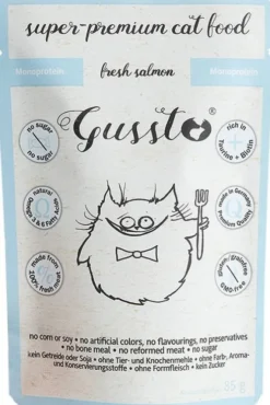Gussto Fresh Salmon Mokra Karma dla kota op. 85g