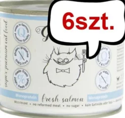 Gussto Fresh Salmon Mokra Karma dla kota op. 190g Pakiet 6szt.