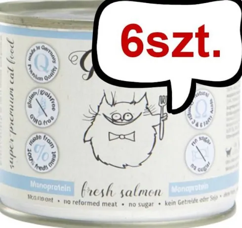 Gussto Fresh Salmon Mokra Karma dla kota op. 190g Pakiet 6szt.