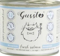 Gussto Fresh Salmon Mokra Karma dla kota op. 190g Pakiet 6szt.