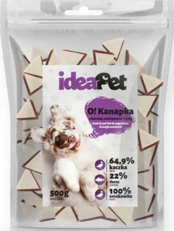 IdeaPet Przysmak O! Kanapka z kaczką, warzywami i rybą dla psa op. 500g