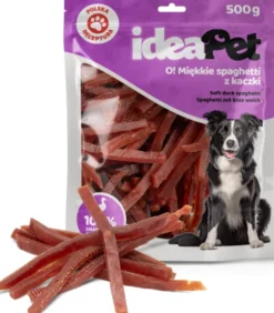 IdeaPet Przysmak O! Miękkie Spaghetti z kaczki dla psa op. 500g
