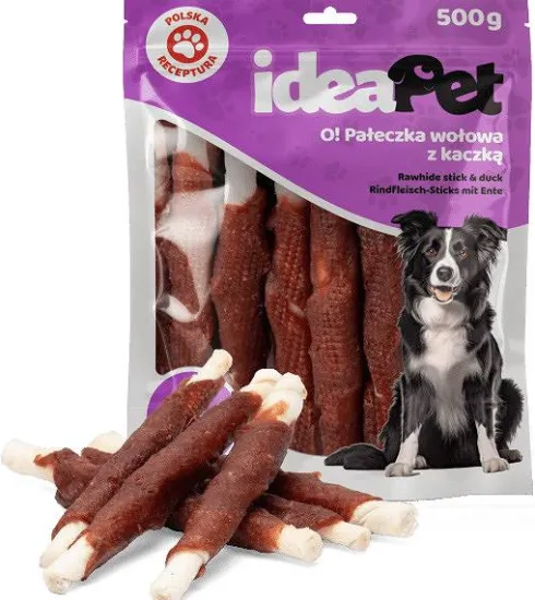IdeaPet Przysmak O! Pałeczka wołowa z kaczką dla psa op. 500g