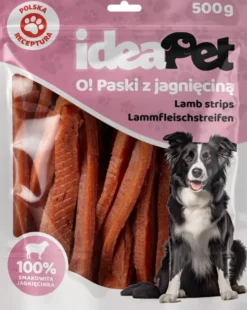 IdeaPet Przysmak O! Paski z jagnięciną dla psa op. 500g