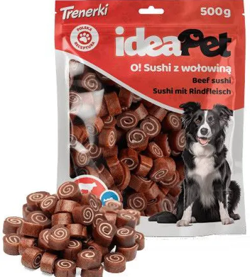 IdeaPet Przysmak O! Sushi z wołowiną dla psa op. 500g