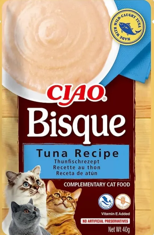 Inaba Ciao Bisque Tuna recipe Mokra Karma dla kota op. 40g