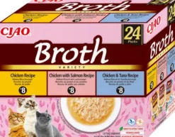 Inaba Ciao Broth Variety Chicken with Fish Recipe Mokra Karma dla kota op. 24x40g