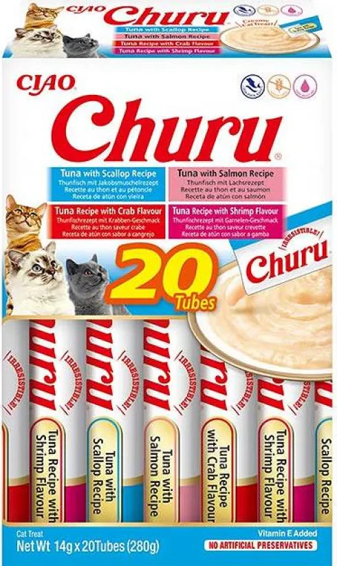 Inaba Ciao Churu Box Tuna Mix Przysmak dla kota op. 20x14g