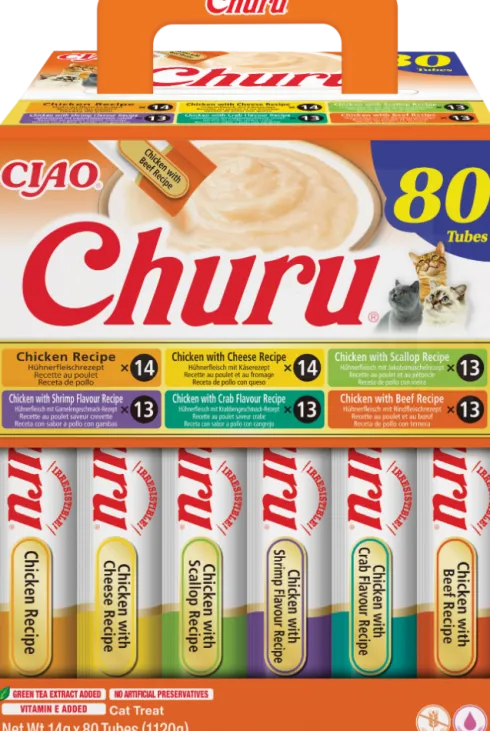 Inaba Ciao Churu Chicken Mix Recipe Przysmak dla kota op. 80x14g