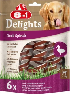 8in1 Delights Duck Spirals Przysmak dla psa op. 60g