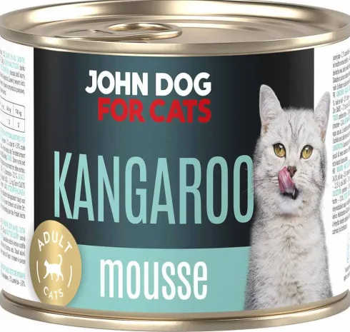 John Dog Adult Kangaroo Mousse Mokra Karma dla kota op. 200g
