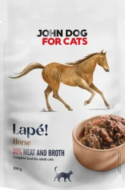 John Dog Adult Lapé Konina Mokra Karma dla kota op. 100g