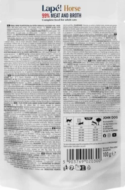 John Dog Adult Lapé Konina Mokra Karma dla kota op. 100g