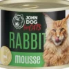 John Dog Adult Rabbit Mousse Mokra Karma dla kota op. 200g