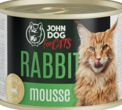 John Dog Adult Rabbit Mousse Mokra Karma dla kota op. 200g