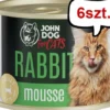 John Dog Adult Rabbit Mousse Mokra Karma dla kota op. 200g Pakiet 6szt.
