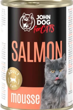 John Dog Adult Salmon Mousse Mokra Karma dla kota op. 400g