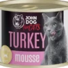 John Dog Adult Turkey Mousse Mokra Karma dla kota op. 200g
