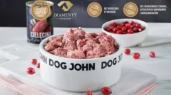 John Dog Berry line Adult Cielęcina z żurawiną Mokra Karma dla psa op. 400g
