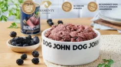 John Dog Berry line Adult Jagnięcina z jeżynami Mokra Karma dla psa op. 400g