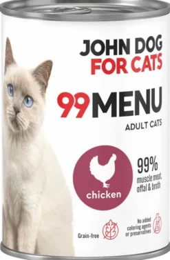 John Dog 99 Menu Adult Chicken Mokra Karma dla kota op. 400g