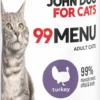 John Dog 99 Menu Adult Turkey Mokra Karma dla kota op. 400g
