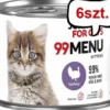John Dog 99 Menu Kitten Turkey Mokra Karma dla kociąt op. 200g Pakiet 6szt.