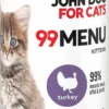 John Dog 99 Menu Kitten Turkey Mokra Karma dla kociąt op. 400g