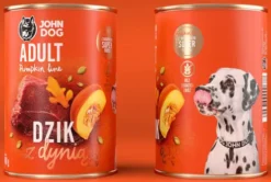 John Dog Pumpkin line Adult Dzik z dynią Mokra Karma dla psa op. 400g Pakiet 6szt.