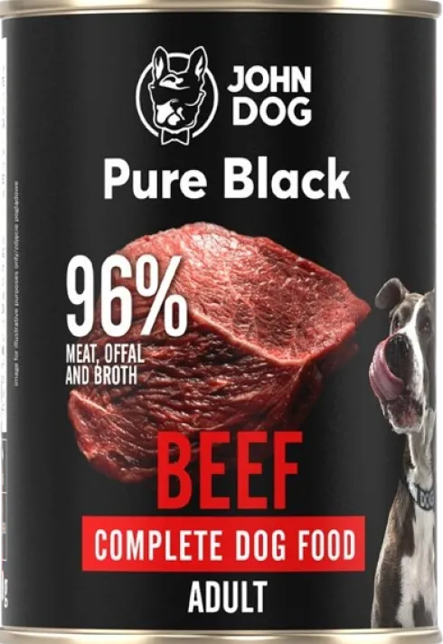 John Dog Pure Black Adult Beef Mokra Karma dla psa op. 400g