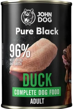 John Dog Pure Black Adult Duck Mokra Karma dla psa op. 400g