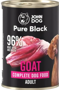 John Dog Pure Black Adult Goat Mokra Karma dla psa op. 400g