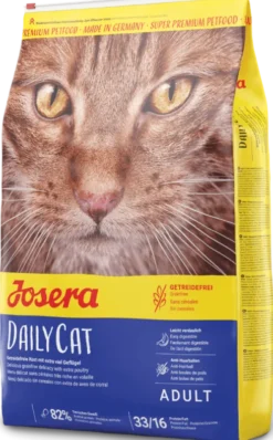 Josera Adult DailyCat Sucha Karma dla kota op. 2kg + Josera Mokra karma op. 200g GRATIS