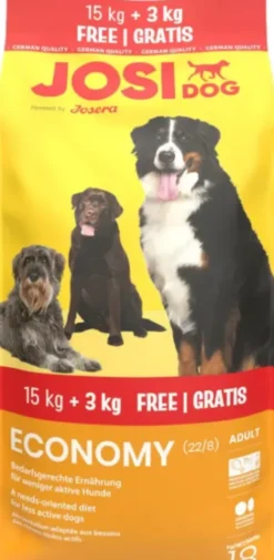 Josera JosiDog Adult Economy Sucha Karma dla psa op. 15kg+3kg GRATIS