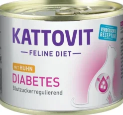 Kattovit Feline Diet Diabetes z kurczakiem (Huhn) Mokra Karma dla kota op. 185g