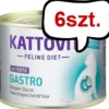 Kattovit Feline Diet Gastro z kaczką (Ente) Mokra Karma dla kota op. 185g Pakiet 6szt.