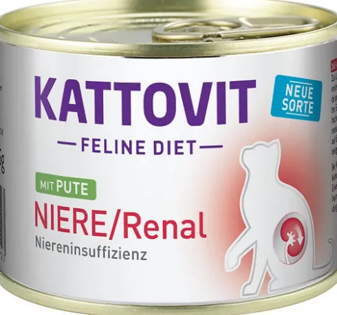 Kattovit Feline Diet Niere/Renal z indykiem (Pute) Mokra Karma dla kota op. 185g