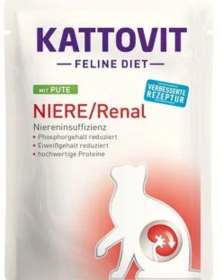 Kattovit Feline Diet Niere/Renal z indykiem (Pute) Mokra Karma dla kota op. 85g