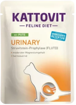 Kattovit Feline Diet Urinary z indykiem (Pute) Mokra Karma dla kota op. 85g Pakiet 24szt.