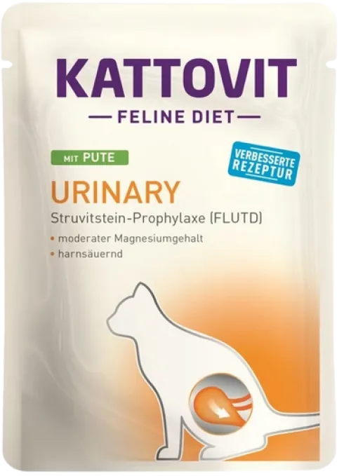 Kattovit Feline Diet Urinary z indykiem (Pute) Mokra Karma dla kota op. 85g Pakiet 24szt.