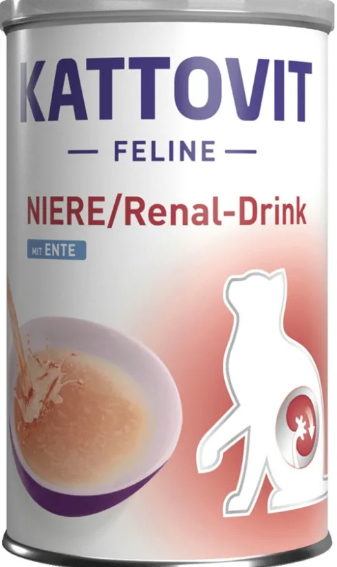 Kattovit Feline Niere/Renal-Drink Kaczka Mokra Karma dla kota poj. 135ml