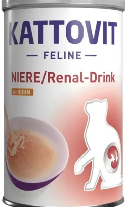 Kattovit Feline Niere/Renal-Drink Kurczak Mokra Karma dla kota poj. 135ml Pakiet 6szt.