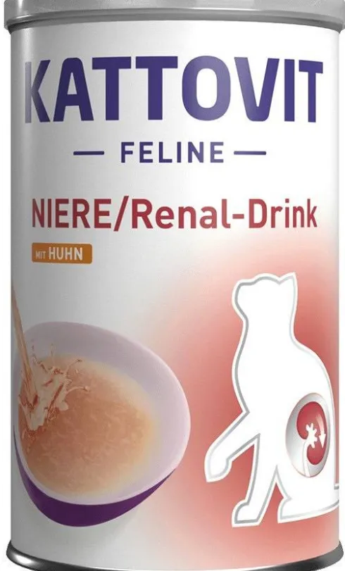 Kattovit Feline Niere/Renal-Drink Kurczak Mokra Karma dla kota poj. 135ml Pakiet 6szt.