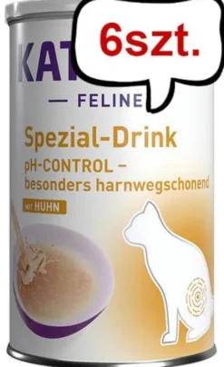Kattovit Feline Spezial-Drink pH Control Kurczak Mokra Karma dla kota poj. 135ml Pakiet 6szt.