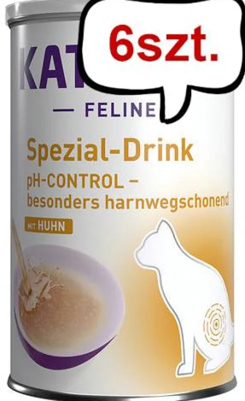 Kattovit Feline Spezial-Drink pH Control Kurczak Mokra Karma dla kota poj. 135ml Pakiet 6szt.