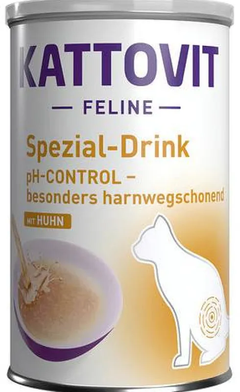 Kattovit Feline Spezial-Drink pH Control Kurczak Mokra Karma dla kota poj. 135ml Pakiet 6szt.