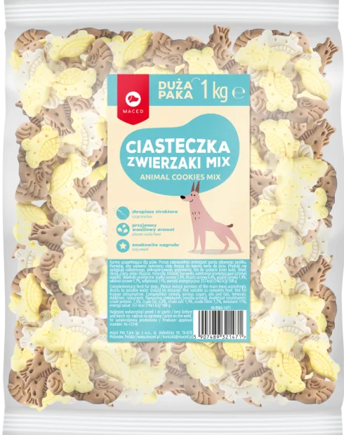 Maced Ciasteczka zwierzaki MIX dla psa op. 1kg