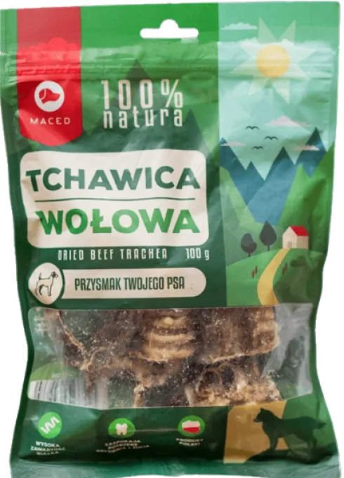 Maced Przysmak Krążki z tchawicy wołowej dla psa op. 100g